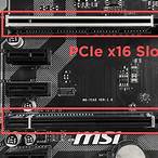 1 pcie x16 slot